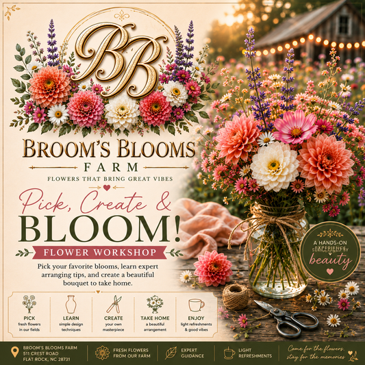 Pick & Arrange Flower Workshop